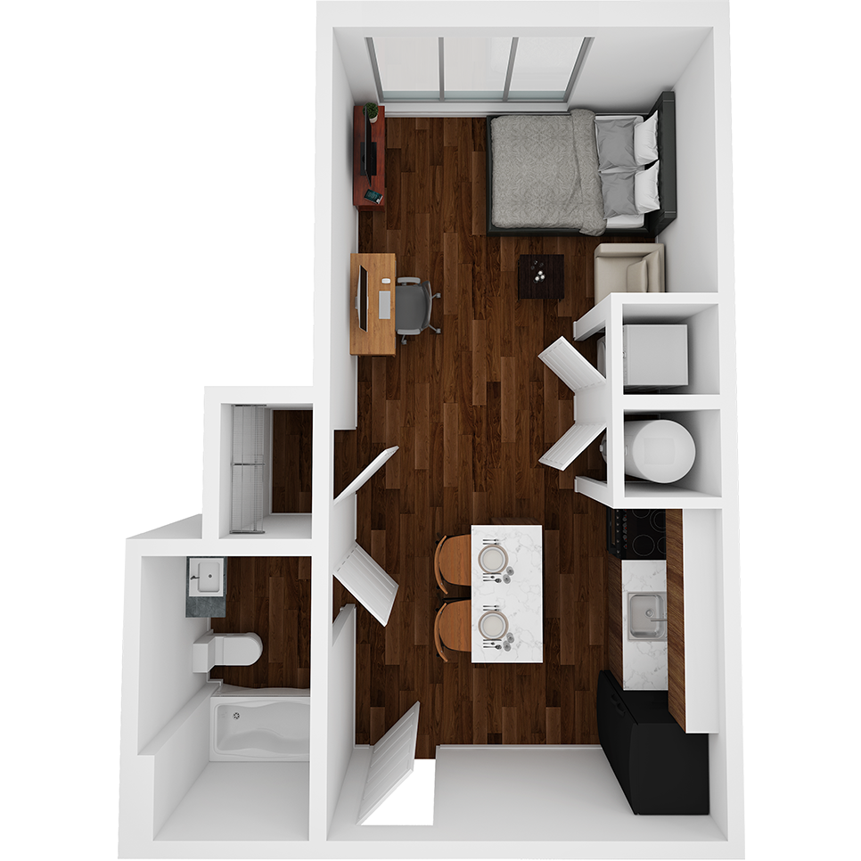 Stanhope Apartments floor plan S9