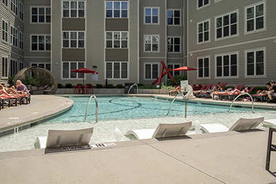 Stanhope Student Apartments pool