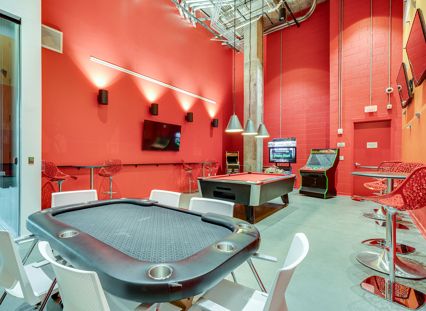Stanhope Apartments game room
