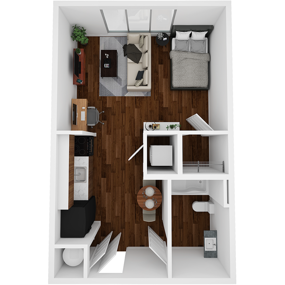 Stanhope Apartments floor plan S5