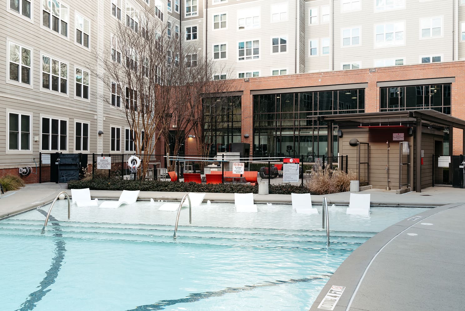 resort style pool