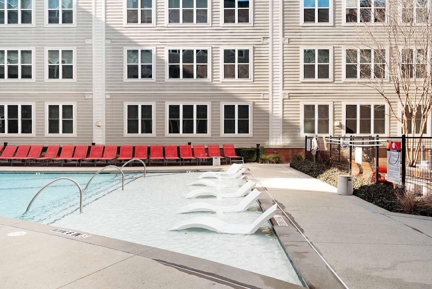 resort style pool