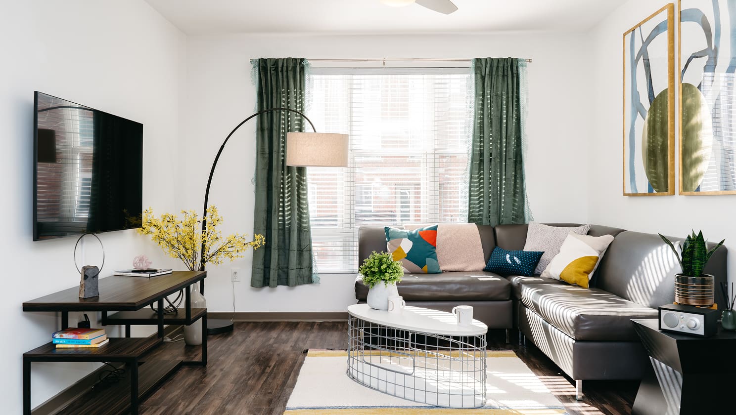 furnished living space