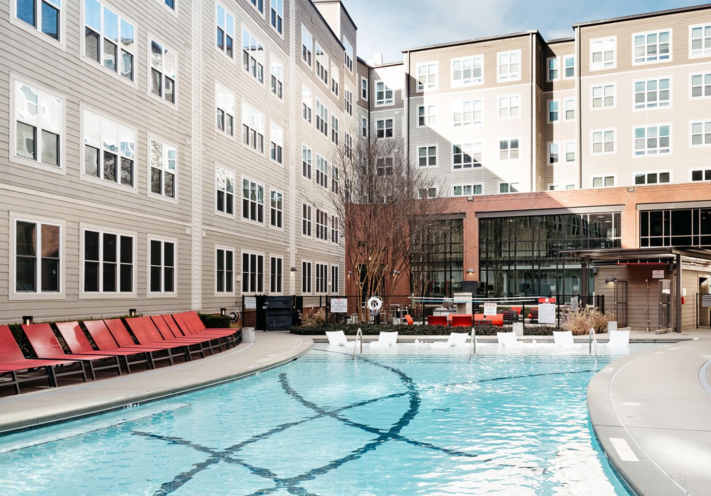 resort style pool