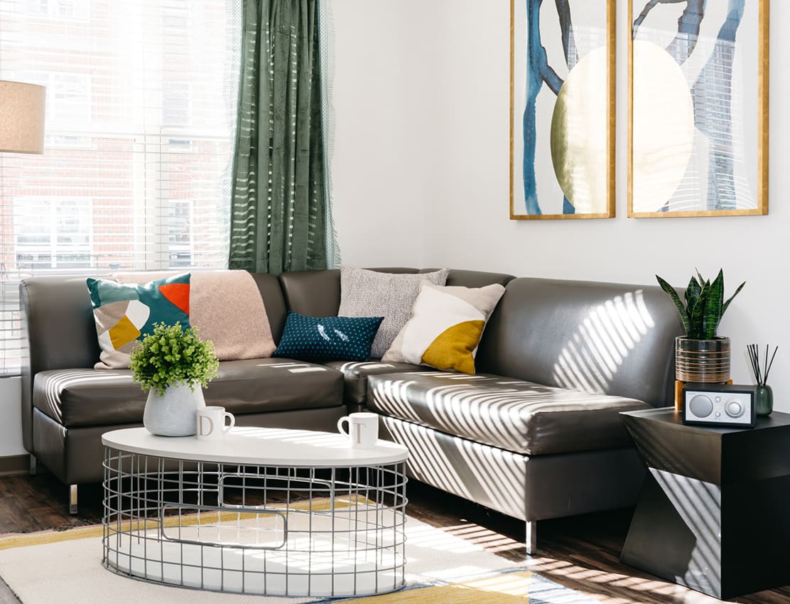 furnished living space