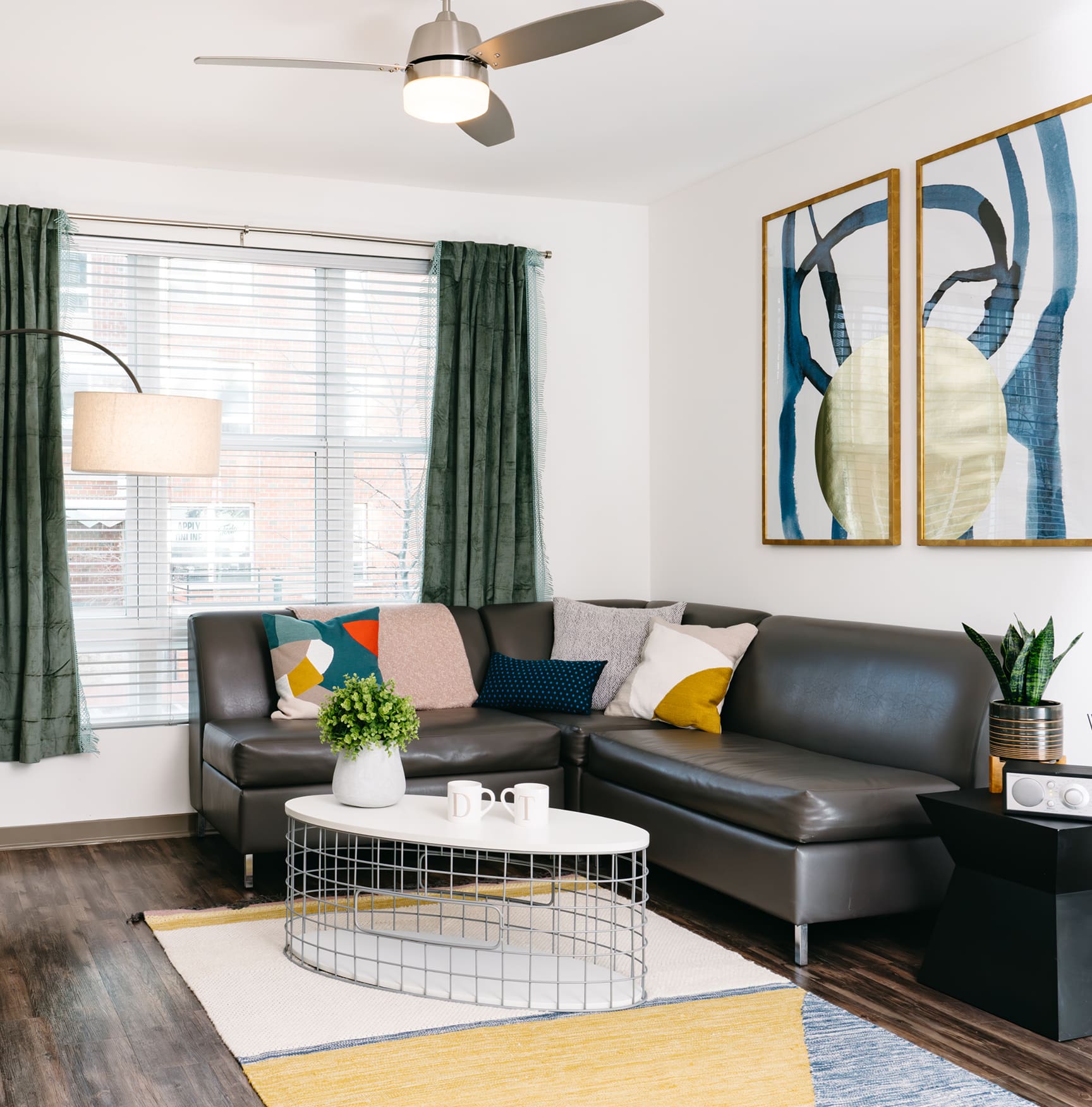 furnished living space
