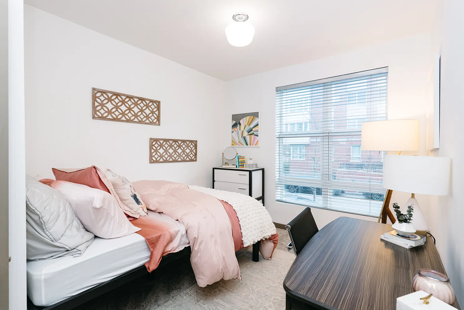 furnished bedroom