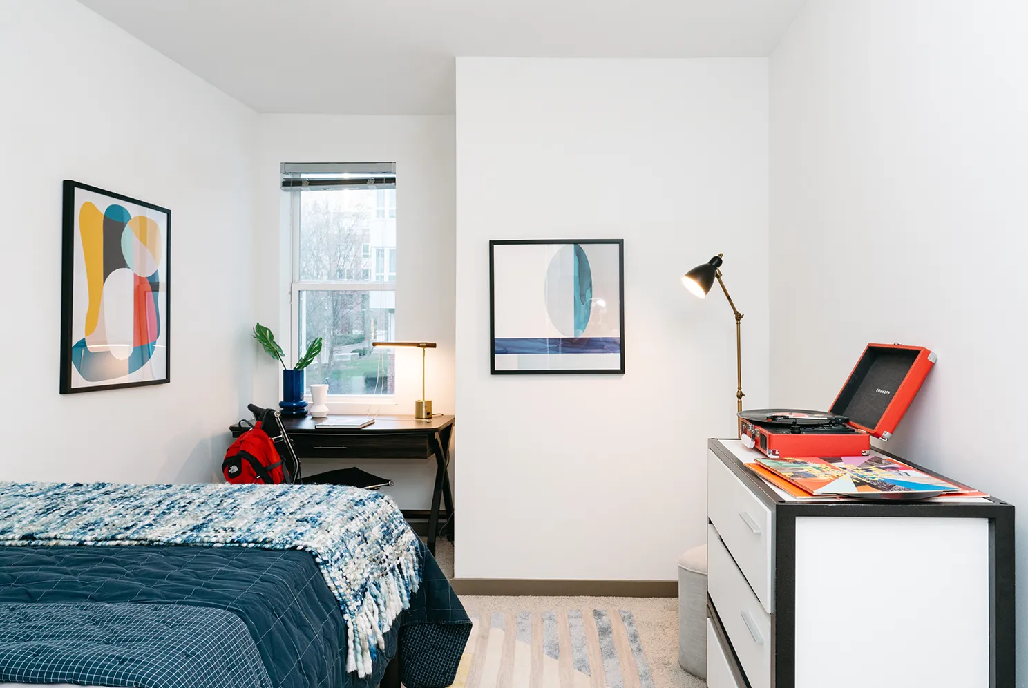 furnished bedroom
