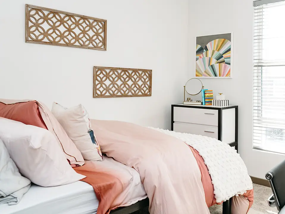 furnished bedroom